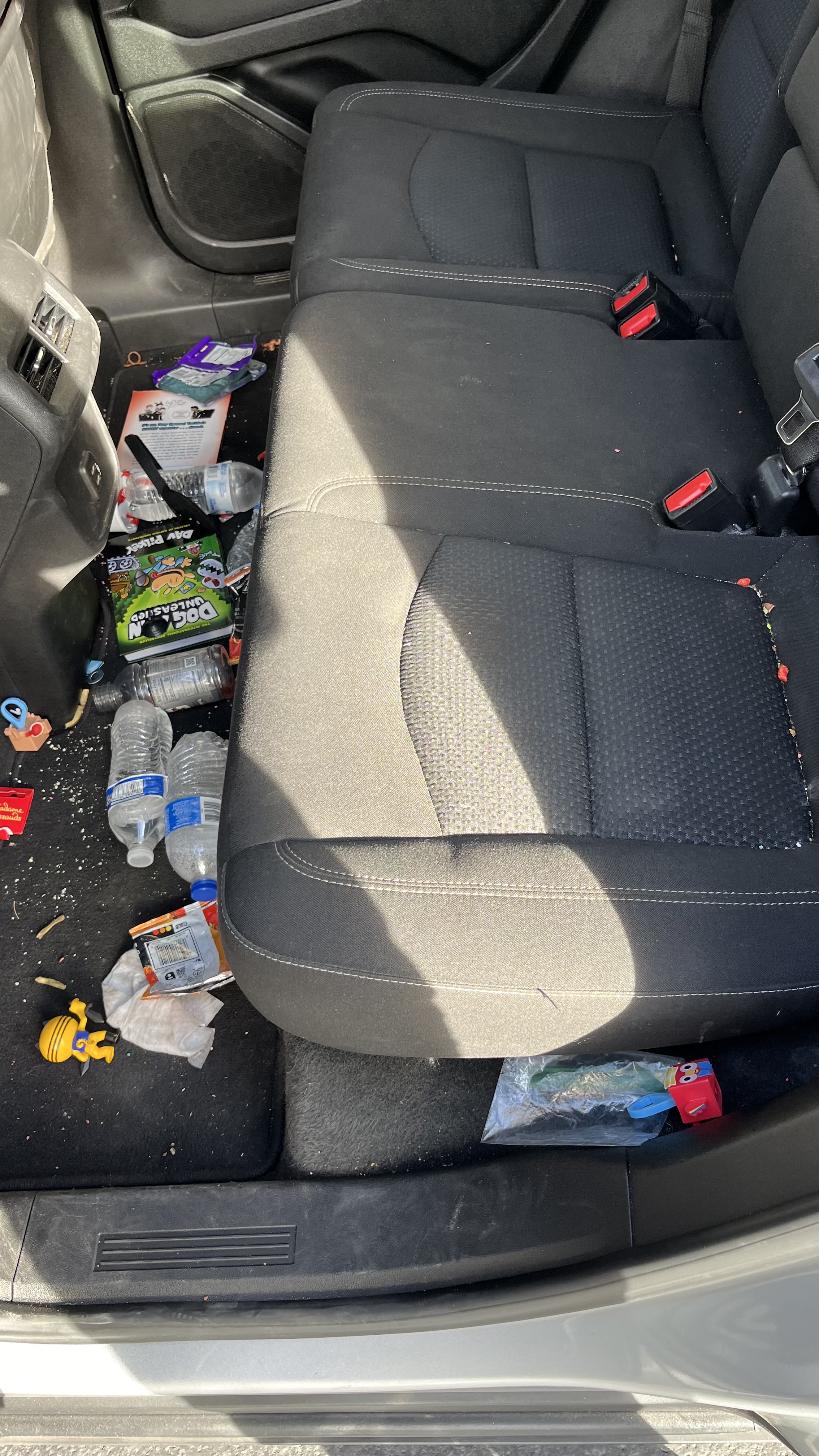 Clean car dashboard console after detailing