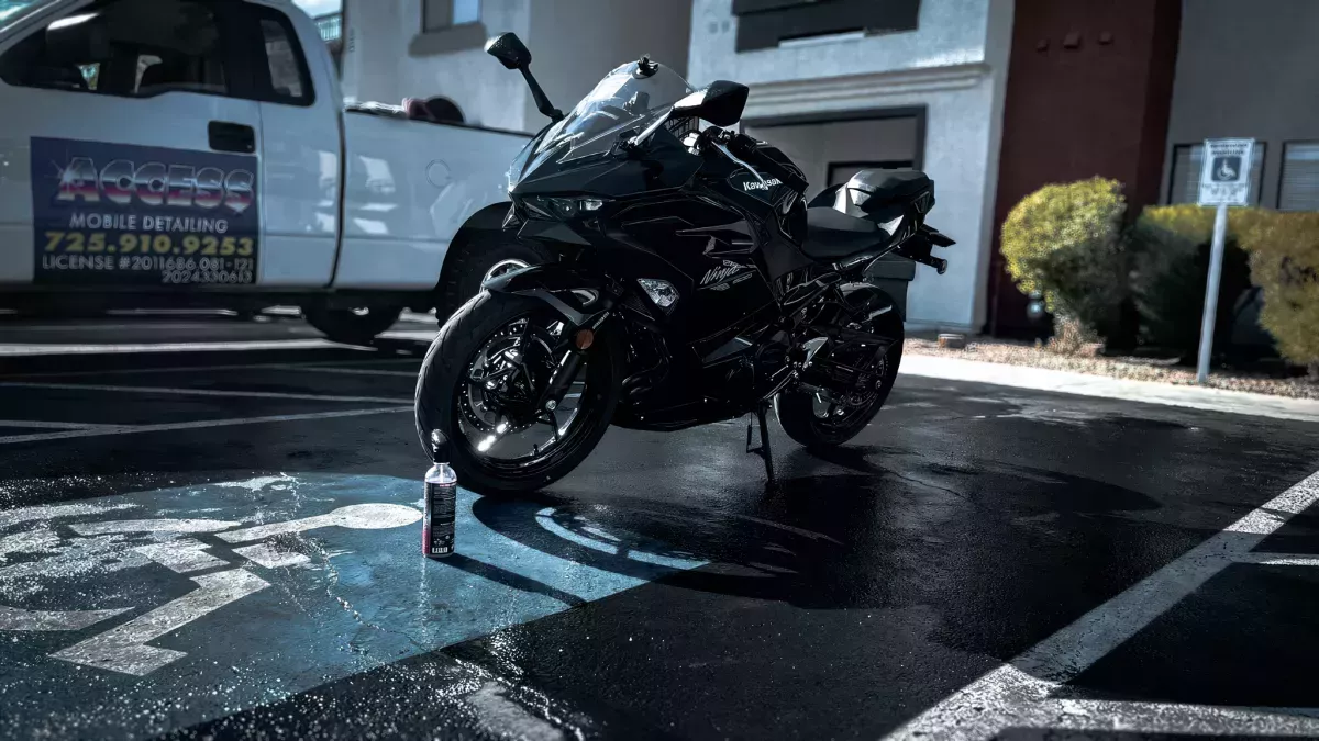 Motorcycle Fully Detailed by Access Mobile Detail in Henderson, NV